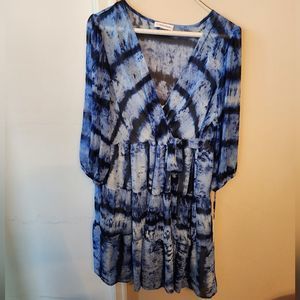 Calvin klein wrap short dress